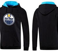 Edmonton Oilers Pullover Hoodie Black & Blue Edmonton Oilers Pullover Hoodie Black & Blue