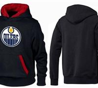 Edmonton Oilers Pullover Hoodie Black & Red Edmonton Oilers Pullover Hoodie Black & Red