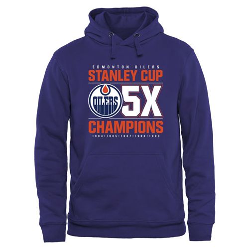 Edmonton Oilers Rinkside Victor Pullover Hoodie Royal Edmonton Oilers Rinkside Victor Pullover Hoodie Royal