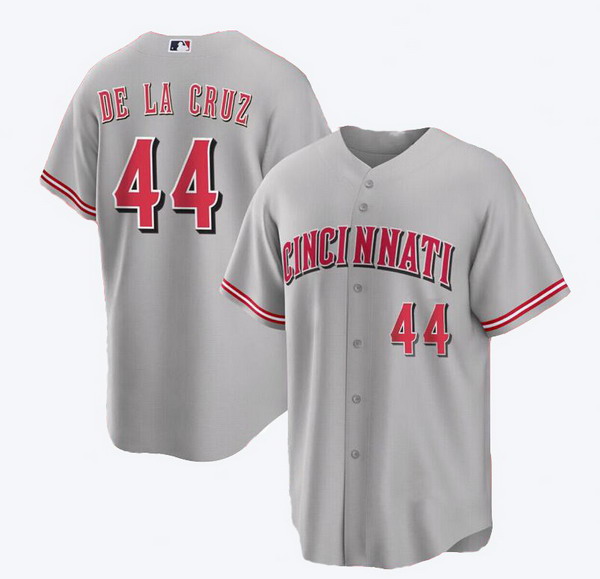 Elly De La Cruz #44 Cincinnati Reds Baseball Gary Jerseys