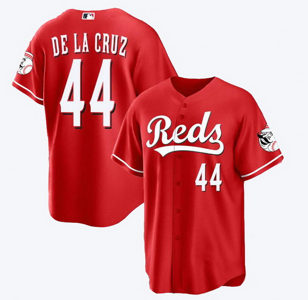 Elly De La Cruz #44 Cincinnati Reds Baseball Red Jerseys