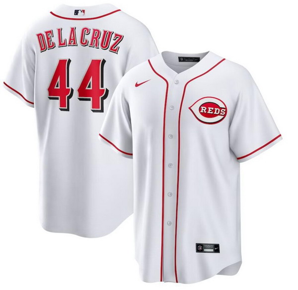 Elly De La Cruz #44 Cincinnati Reds White Jersey