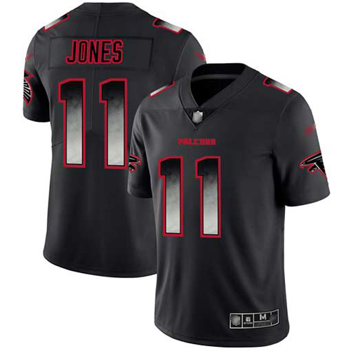 Falcons #11 Julio Jones Black Men's Stitched Football Vapor Untouchable Limited Smoke Fashion Jersey Falcons #11 Julio Jones Black Men's Stitched Football Vapor Untouchable Limited Smoke Fashion Jersey