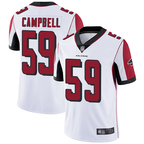 Falcons #59 De'Vondre Campbell White Men's Stitched Football Vapor Untouchable Limited Jersey Falcons #59 De'Vondre Campbell White Men's Stitched Football Vapor Untouchable Limited Jersey