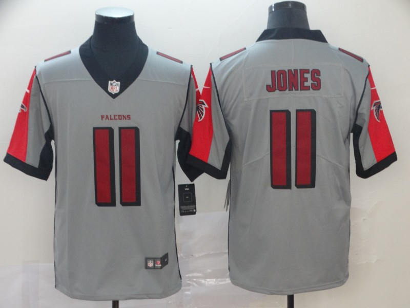 Falcons 11 Julio Jones Gray Inverted Legend Limited Jersey Falcons 11 Julio Jones Gray Inverted Legend Limited Jersey