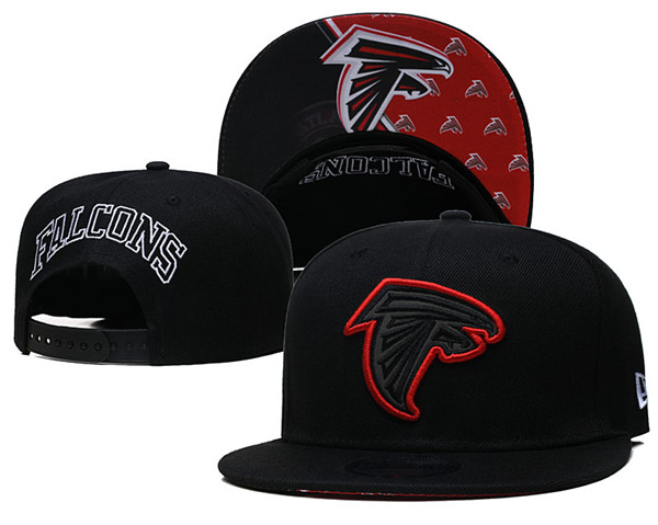 Falcons Black Snapback Hat--GS