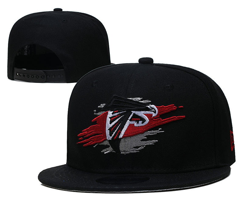 Falcons Black Snapback Hat--YD