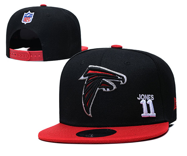Falcons Team Logo #11 Jones Adjustable Hat TX