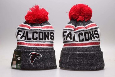 Falcons Team Logo Dark Gray Fashion Knit Hat