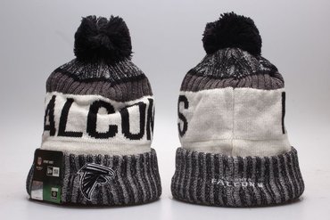 Falcons Team Logo Gray Knit Hat YP
