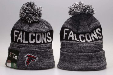 Falcons Team Logo Gray Winter Knit Hat YP