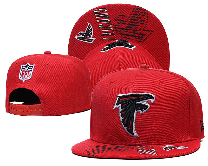 Falcons Team Logo Red Adjustable Hat GS