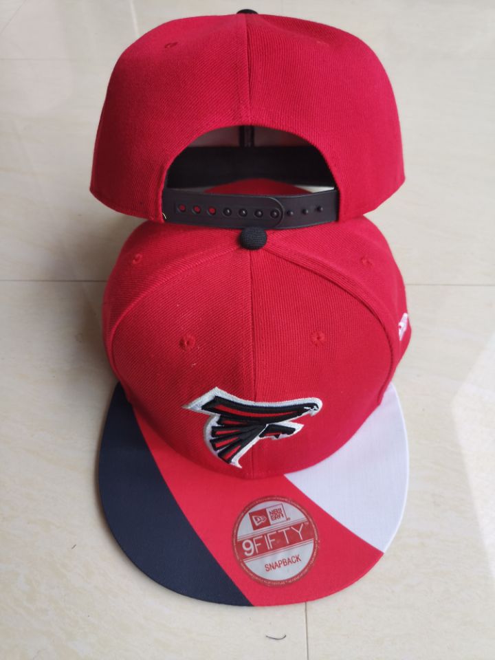Falcons Team Logo Red Adjustable Hat LT