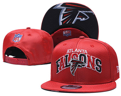Falcons Team Logo Red Adjustable Hat TX