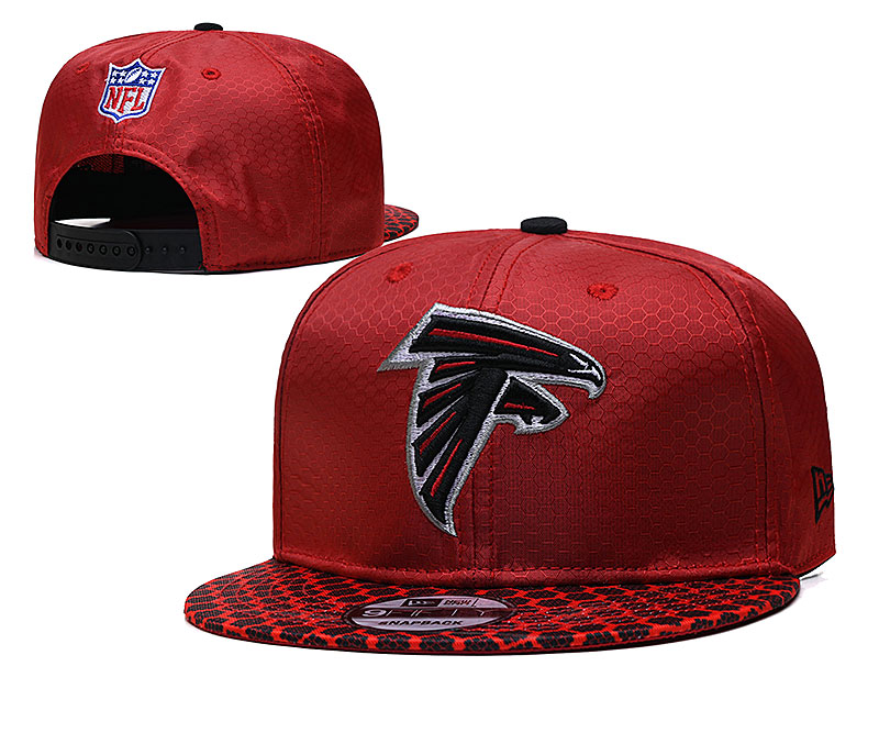 Falcons Team Logo Red Adjustable Hat TX