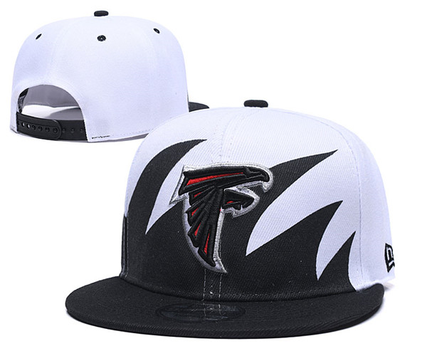 Falcons Team Logos Adjustable Red Hat White GS 1