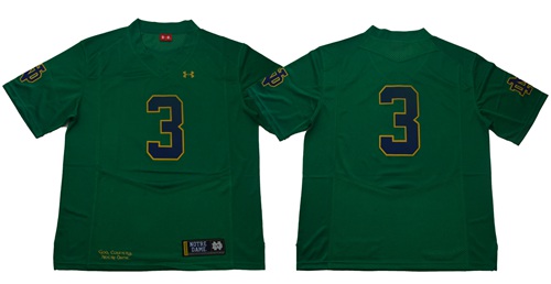 Fighting Irish #3 Joe Montana Green Limited Stitched NCAA Jersey Fighting Irish #3 Joe Montana Green Limited Stitched NCAA Jersey