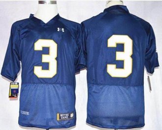 Fighting Irish #3 Joe Montana Navy Blue Shamrock Series Stitched NCAA Jersey Fighting Irish #3 Joe Montana Navy Blue Shamrock Series Stitched NCAA Jersey