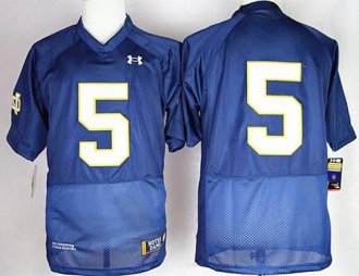 Fighting Irish #5 Everett Golson Navy Blue Shamrock Series Stitched NCAA Jersey Fighting Irish #5 Everett Golson Navy Blue Shamrock Series Stitched NCAA Jersey