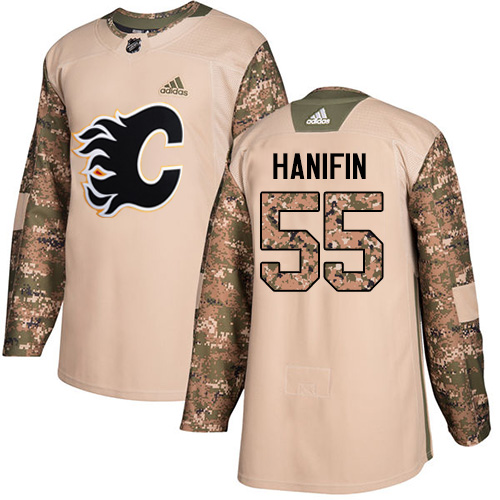 Flames #55 Noah Hanifin Camo Authentic 2017 Veterans Day Stitched Hockey Jersey Flames #55 Noah Hanifin Camo Authentic 2017 Veterans Day Stitched Hockey Jersey