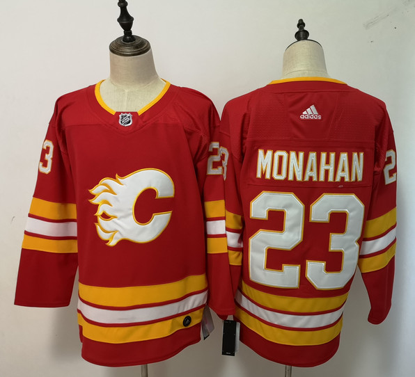Flames 23 Sean Monahan Red Adidas Jersey Flames 23 Sean Monahan Red Adidas Jersey