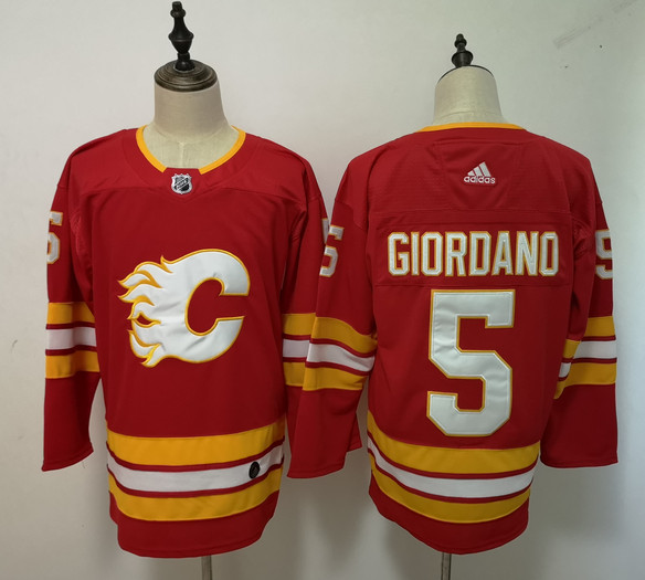 Flames 5 Mark Giordano Adidas Jersey Flames 5 Mark Giordano Adidas Jersey