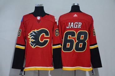 Flames 68 Jaromir Jagr Red Adidas Jersey