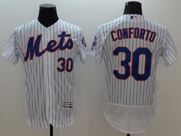 Mets #30 Michael Conforto Flexbase Authentic Collection White stitched mlb jerseys