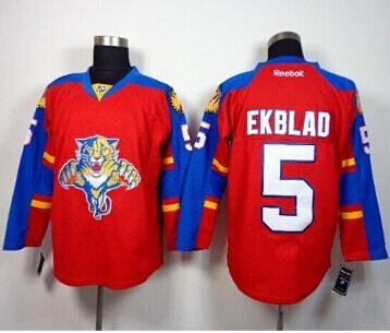 Florida Panthers #5 Aaron Ekblad Red Home Stitched NHL Jersey Florida Panthers #5 Aaron Ekblad Red Home Stitched NHL Jersey
