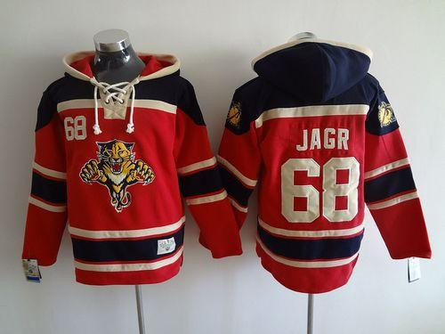 Florida Panthers #68 Jaromir Jagr Red Sawyer Hooded Sweatshirt Stitched NHL Jersey Florida Panthers #68 Jaromir Jagr Red Sawyer Hooded Sweatshirt Stitched NHL Jersey