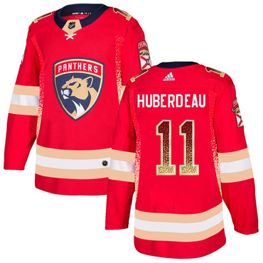 Florida Panthers 11 Jonathan Huberdeau Red Drift Fashion Adidas Jersey