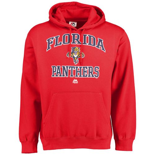 Florida Panthers Majestic Heart & Soul Hoodie Red Florida Panthers Majestic Heart & Soul Hoodie Red