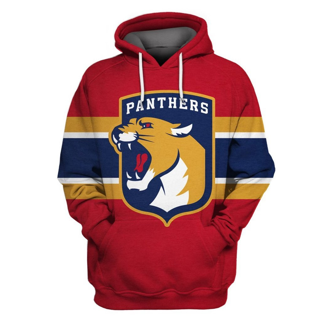 Florida Panthers Red All Stitched Hooded Sweatshirt Florida Panthers Red All Stitched Hooded Sweatshirt