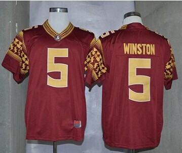 Florida State Seminoles #5 Jameis Winston Red Stitched NCAA Limited Jersey Florida State Seminoles #5 Jameis Winston Red Stitched NCAA Limited Jersey