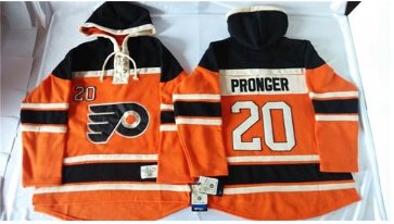 Flyers #20 Chris Pronger Orange Sawyer Hooded Sweatshirt Stitched NHL jersey Flyers #20 Chris Pronger Orange Sawyer Hooded Sweatshirt Stitched NHL jersey