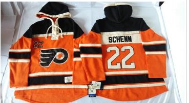 Flyers #22 Luke Schenn Orange Sawyer Hooded Sweatshirt Stitched NHL Jersey Flyers #22 Luke Schenn Orange Sawyer Hooded Sweatshirt Stitched NHL Jersey