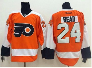 Flyers #24 Matt Read Orange Stitched NHL Jersey Flyers #24 Matt Read Orange Stitched NHL Jersey