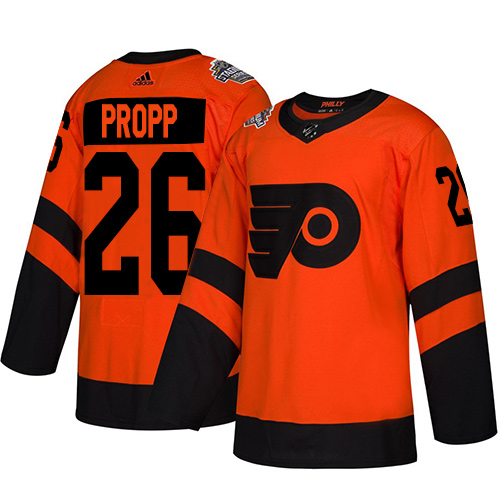 Flyers #26 Brian Propp Orange Authentic 2019 Stadium Series Stitched Hockey Jersey Flyers #26 Brian Propp Orange Authentic 2019 Stadium Series Stitched Hockey Jersey