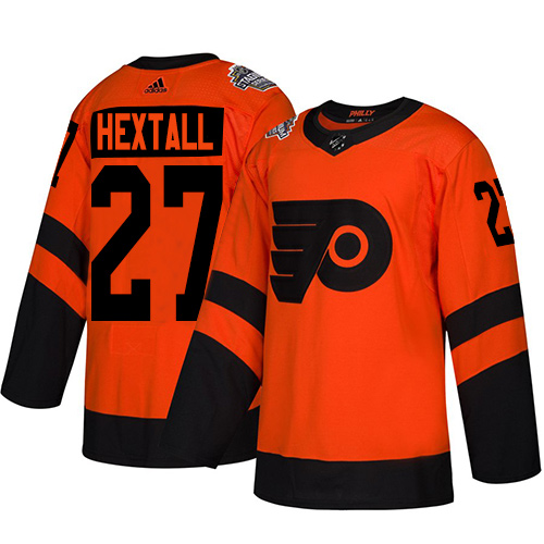 Flyers #27 Ron Hextall Orange Authentic 2019 Stadium Series Stitched Hockey Jersey Flyers #27 Ron Hextall Orange Authentic 2019 Stadium Series Stitched Hockey Jersey