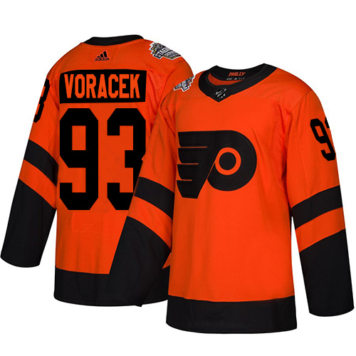 Flyers #93 Jakub Voracek Orange Authentic 2019 Stadium Series Stitched Hockey Jersey Flyers #93 Jakub Voracek Orange Authentic 2019 Stadium Series Stitched Hockey Jersey