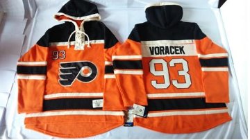 Flyers #93 Jakub Voracek Orange Sawyer Hooded Sweatshirt Stitched NHL Jersey Flyers #93 Jakub Voracek Orange Sawyer Hooded Sweatshirt Stitched NHL Jersey