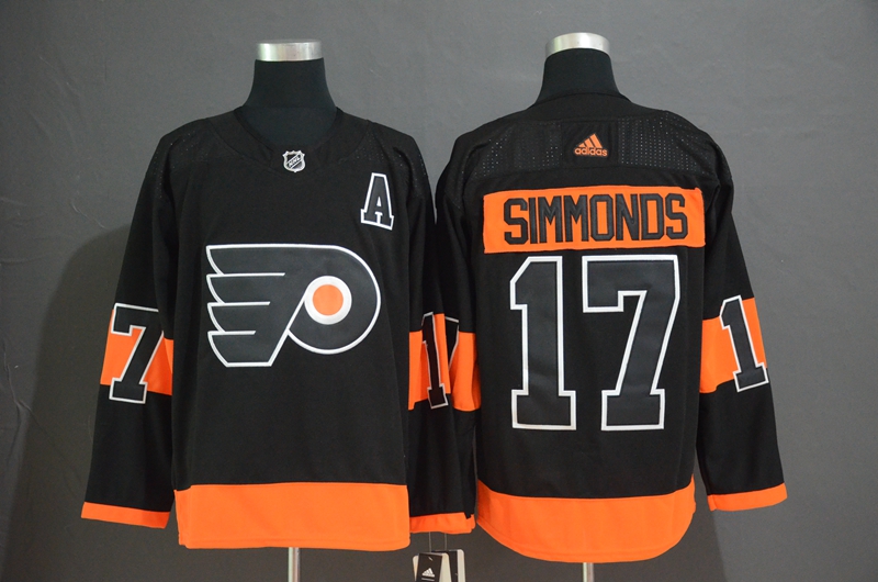 Flyers 17 Wayne Simmonds Black Alternate Adidas Jersey Flyers 17 Wayne Simmonds Black Alternate Adidas Jersey