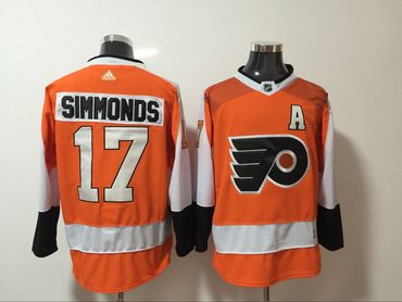 Flyers 17 Wayne Simmonds Orange Adidas Jersey