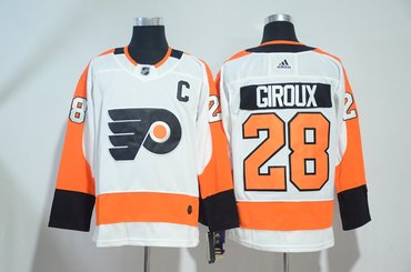 Flyers 28 Claude Giroux White Adidas Jersey Flyers 28 Claude Giroux White Adidas Jersey