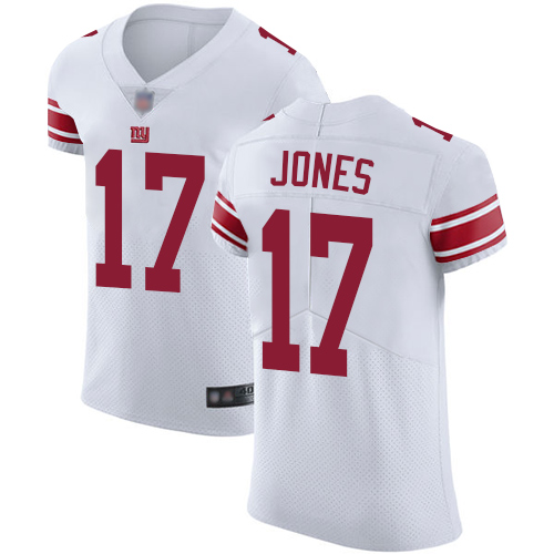 Giants #17 Daniel Jones White Men's Stitched Football Vapor Untouchable Elite Jersey Giants #17 Daniel Jones White Men's Stitched Football Vapor Untouchable Elite Jersey