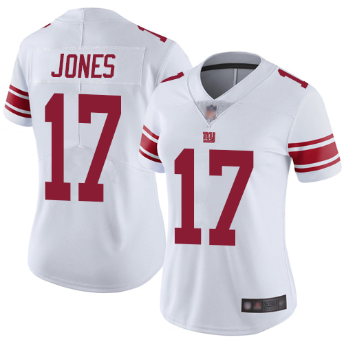 Giants #17 Daniel Jones White Women's Stitched Football Vapor Untouchable Limited Jersey Giants #17 Daniel Jones White Women's Stitched Football Vapor Untouchable Limited Jersey