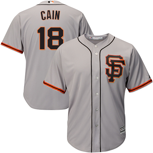 Giants #18 Matt Cain Grey Road 2 Cool Base Stitched Youth MLB Jersey Giants #18 Matt Cain Grey Road 2 Cool Base Stitched Youth MLB Jersey