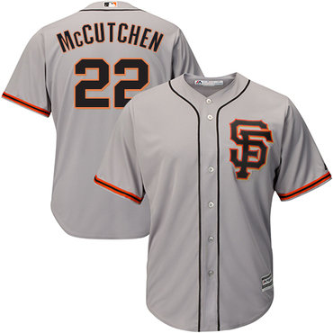 Giants #22 Andrew McCutchen Grey Road 2 Cool Base Stitched Youth MLB Jersey Giants #22 Andrew McCutchen Grey Road 2 Cool Base Stitched Youth MLB Jersey