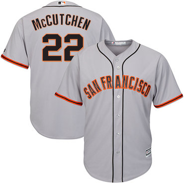 Giants #22 Andrew McCutchen Grey Road Cool Base Stitched Youth MLB Jersey Giants #22 Andrew McCutchen Grey Road Cool Base Stitched Youth MLB Jersey
