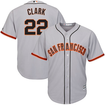 Giants #22 Will Clark Grey Road Cool Base Stitched Youth MLB Jersey Giants #22 Will Clark Grey Road Cool Base Stitched Youth MLB Jersey